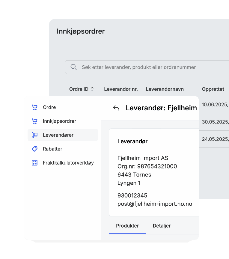 Innkjøp og varemottak