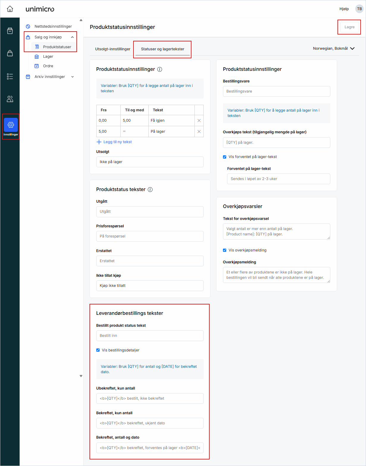 Leverandørbestillings tekster.png Leverandørbestillings tekster.png