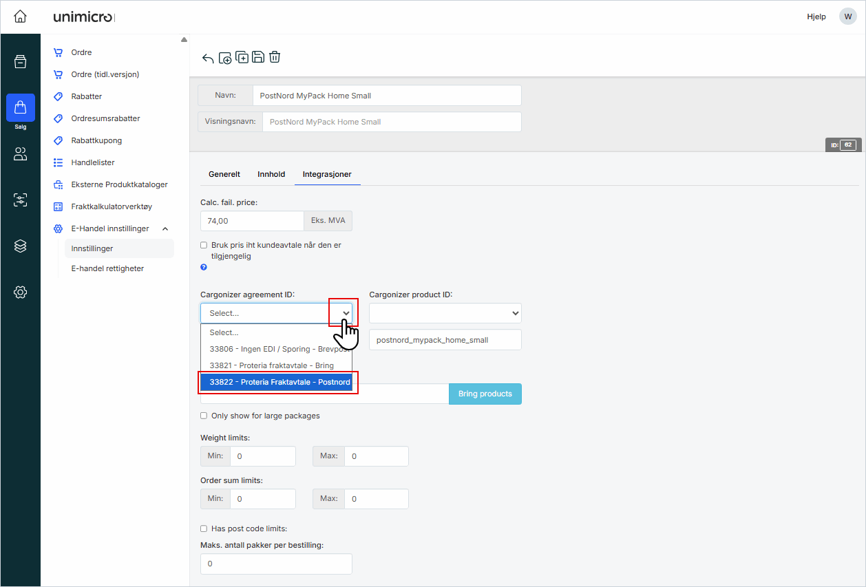 Cargonizer Agreement ID.png