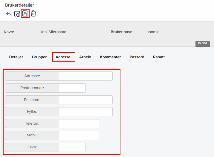 Endre adresse - systembruker.png Endre adresse - systembruker.png