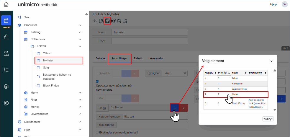 Velg flagg i nyhetsliste.png Velg flagg i nyhetsliste.png