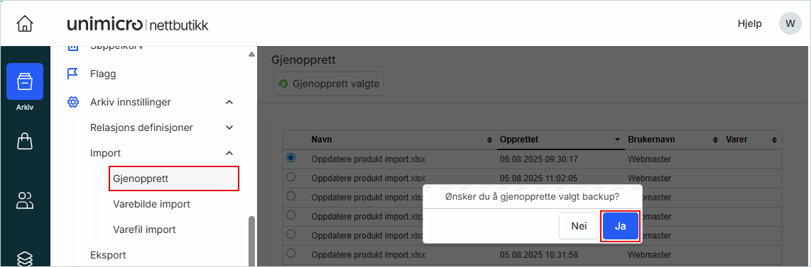 Bekreft gjenopprett alle.png Bekreft gjenopprett alle.png