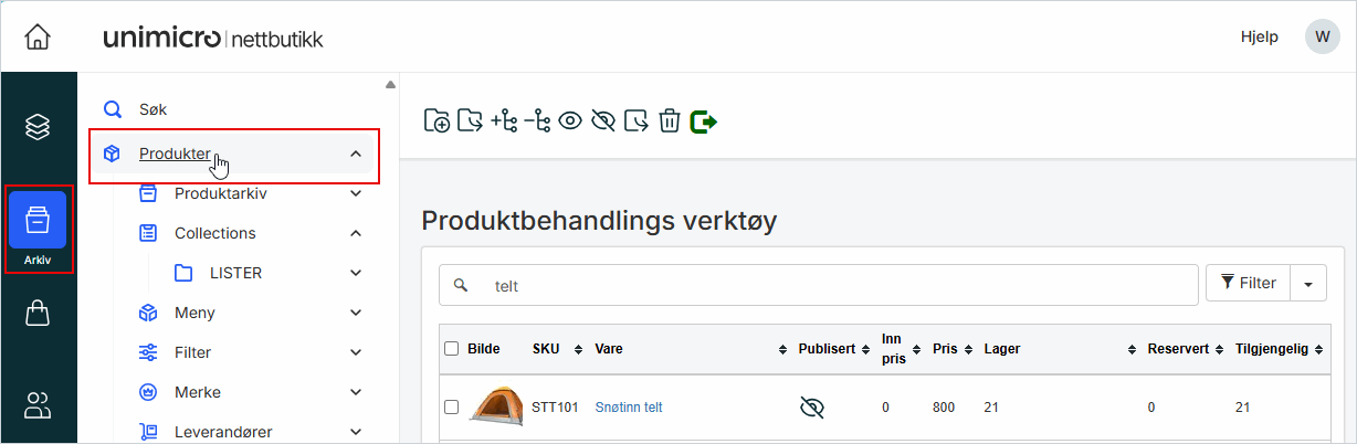 Produktbehandlingsverktøyet.png Produktbehandlingsverktøyet.png